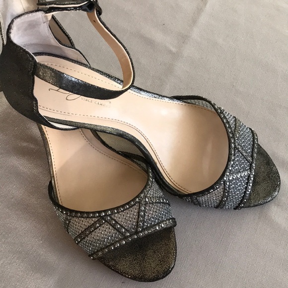 Imagine Vince Camuto “Joan” glamour bling wedges - Picture 6 of 8